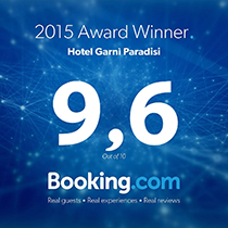Award Winner 9,6 Booking.com